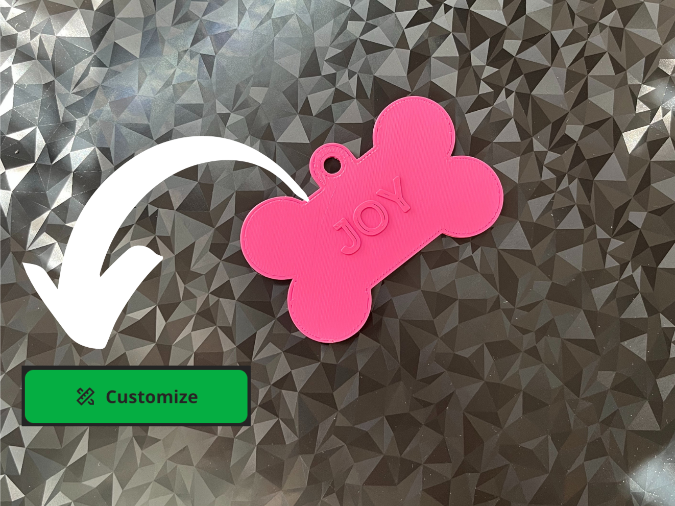 Customizable Pet Tag Generator - Parametric Model