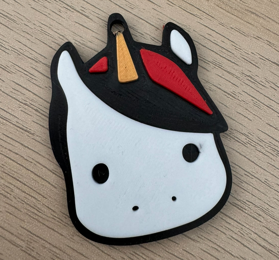 Kawaii Unicorn Keychain