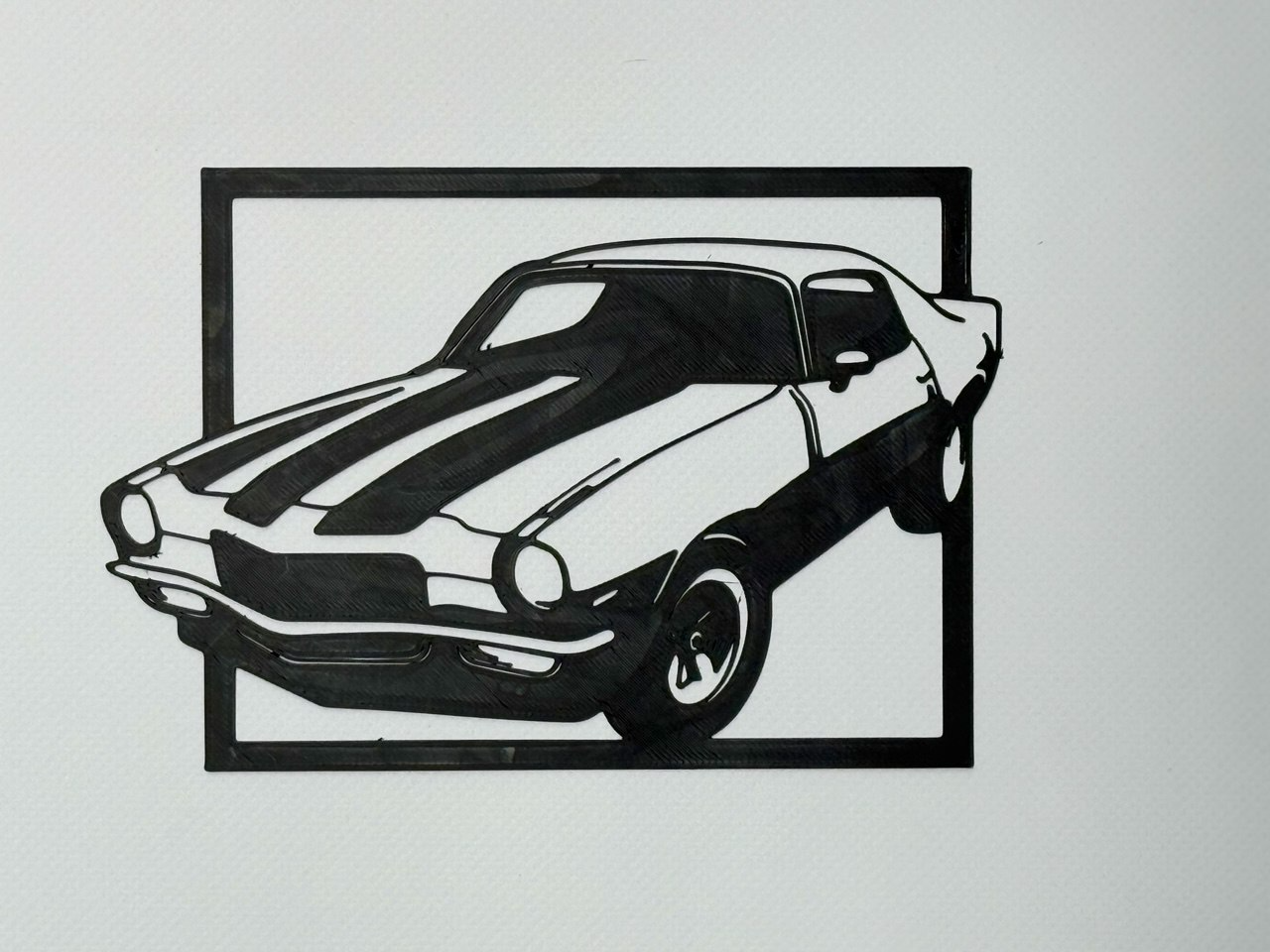 Camaro silhouette (wall art)