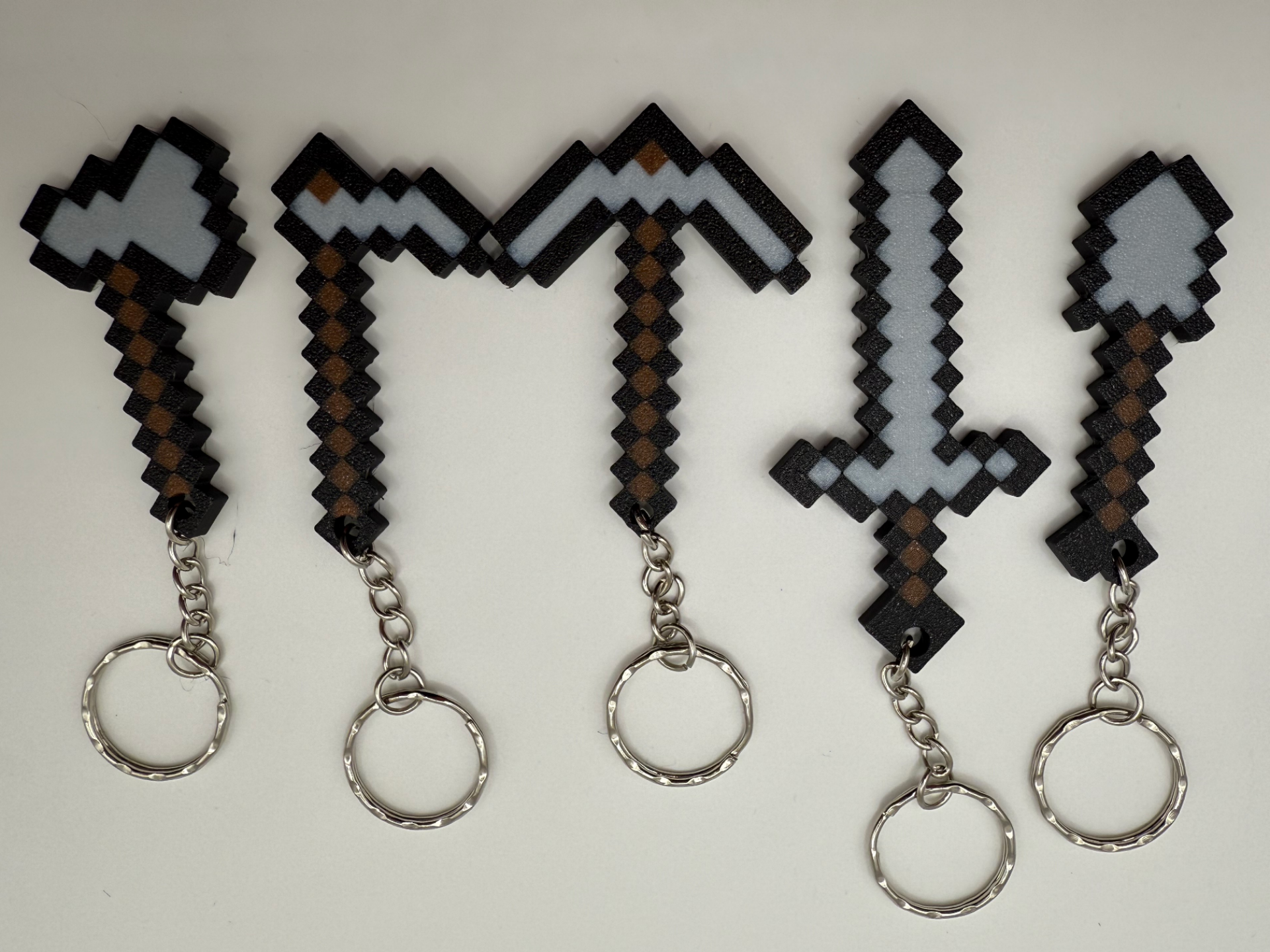 Minecraft Keychain Set – 5 Designs in One File