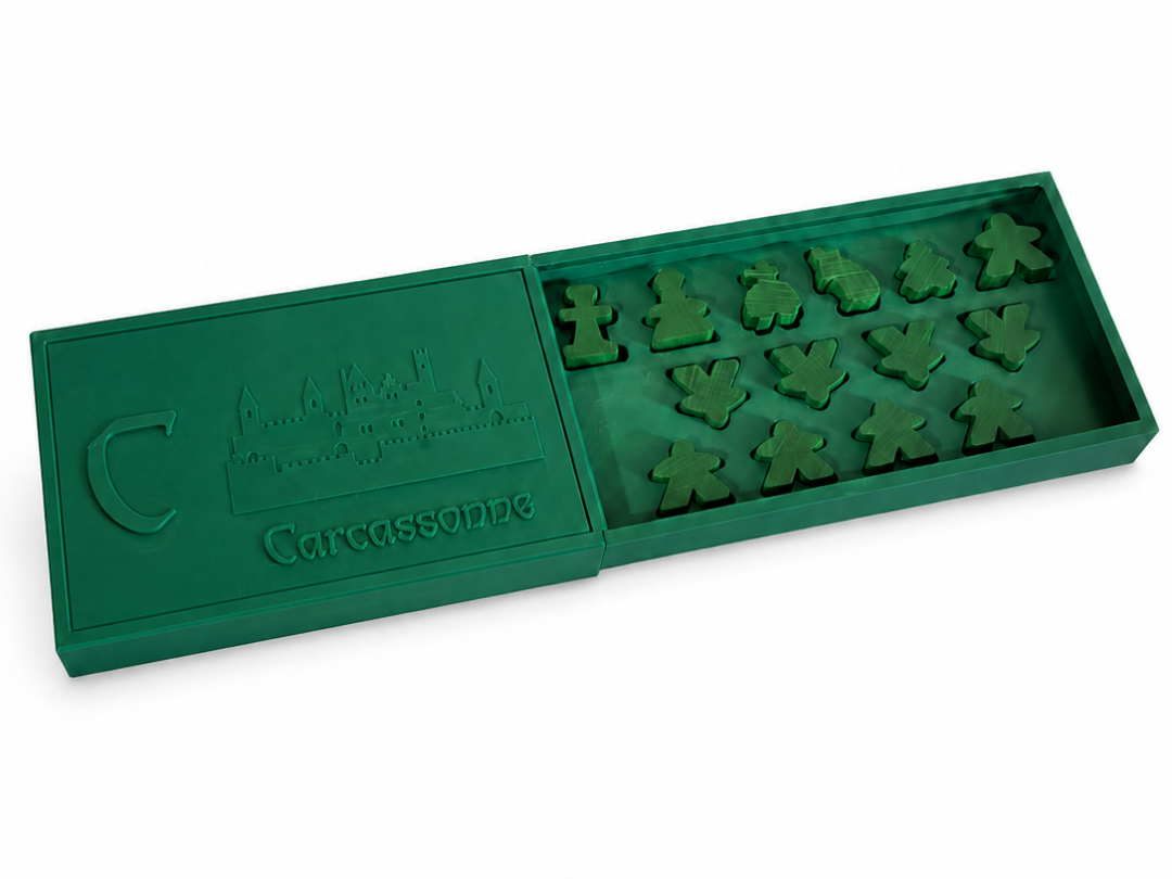 Carcassonne Meeple Organizer Box (Big Box)