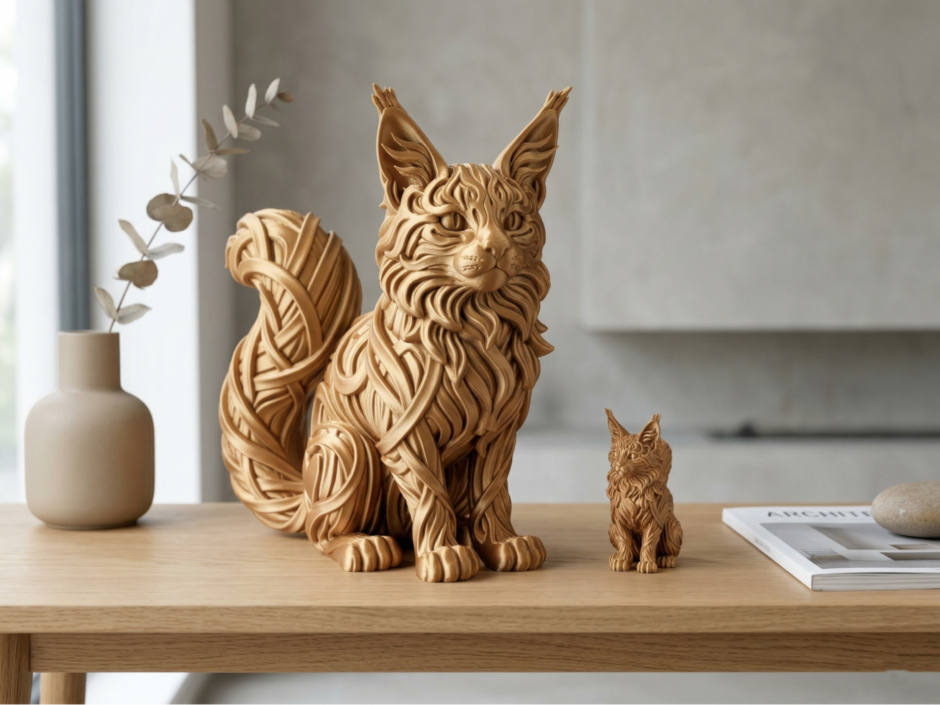 Cali cat - Maine coon