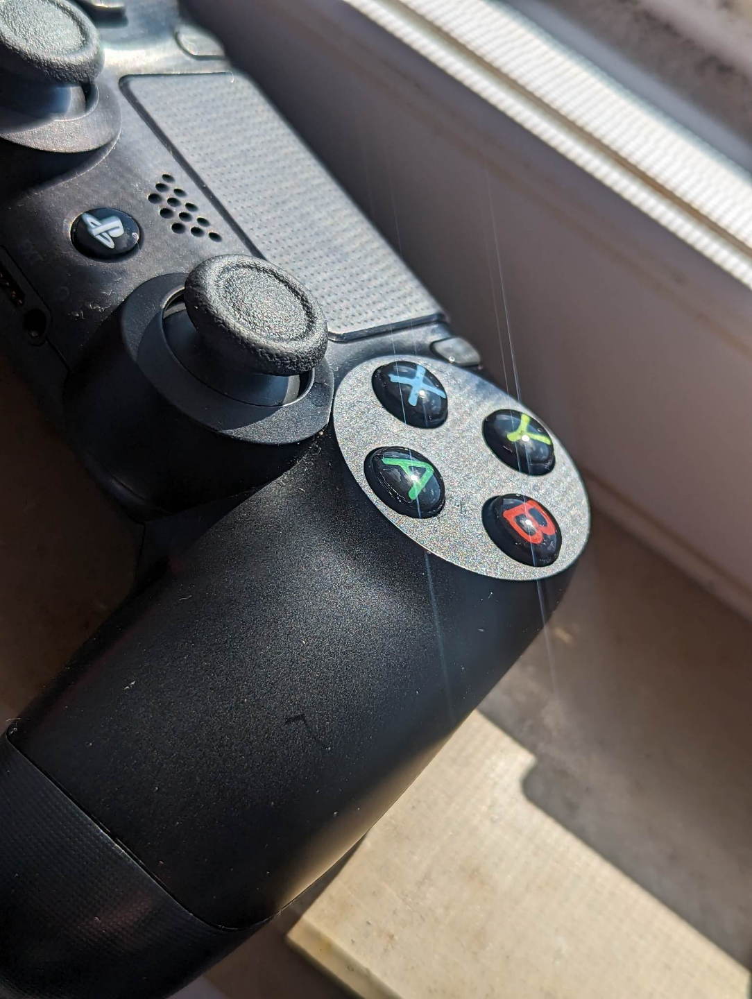 Dualshock 4 ABXY Buttons (Xbox Layout)