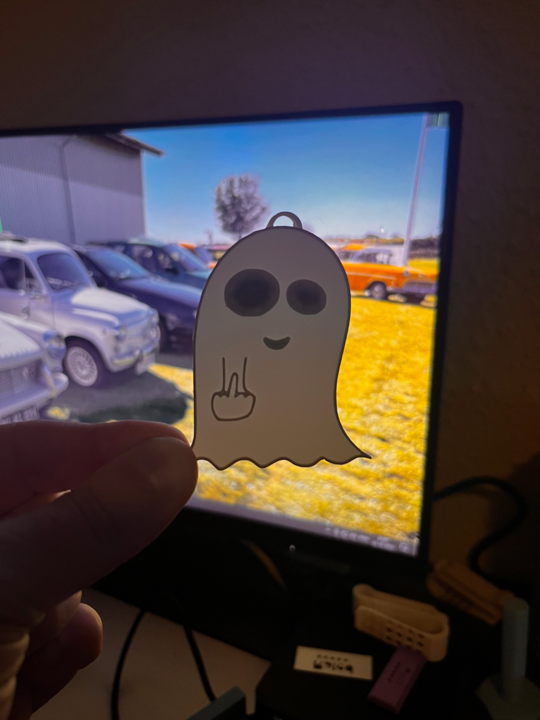 Halloween Ghost Keychain