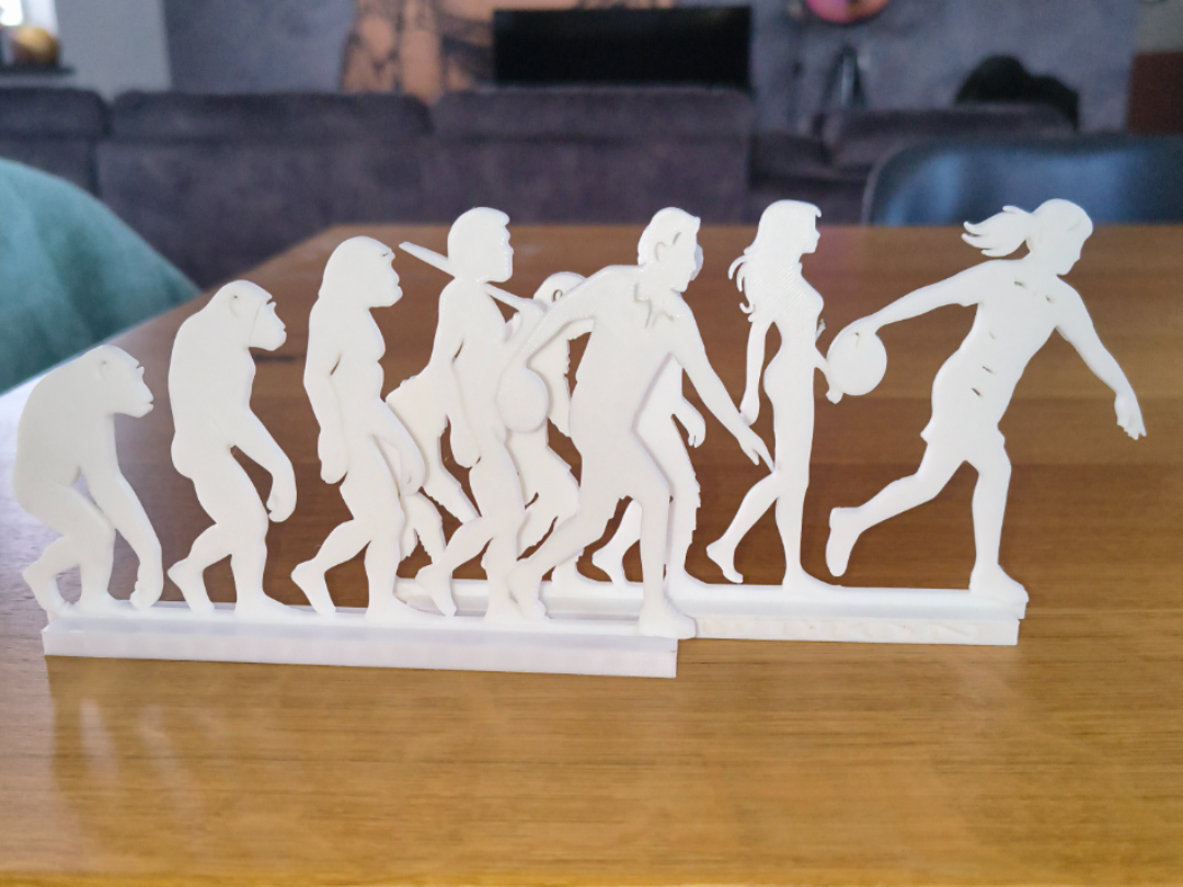 Human Evolution to Bowling – Male & Female set