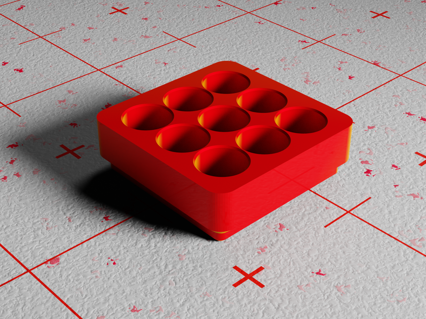 Gridfinity AAA Battery Holder