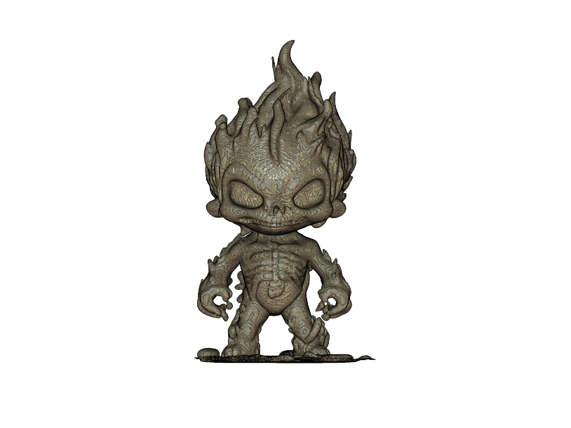 Undead Fire Elemental miniature fore board games
