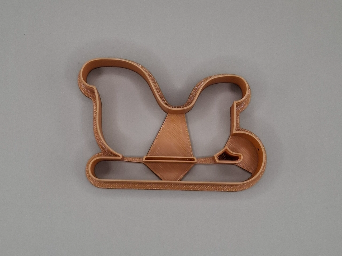Santa Sleigh Cookie Cutter | Christmas Shape Clay