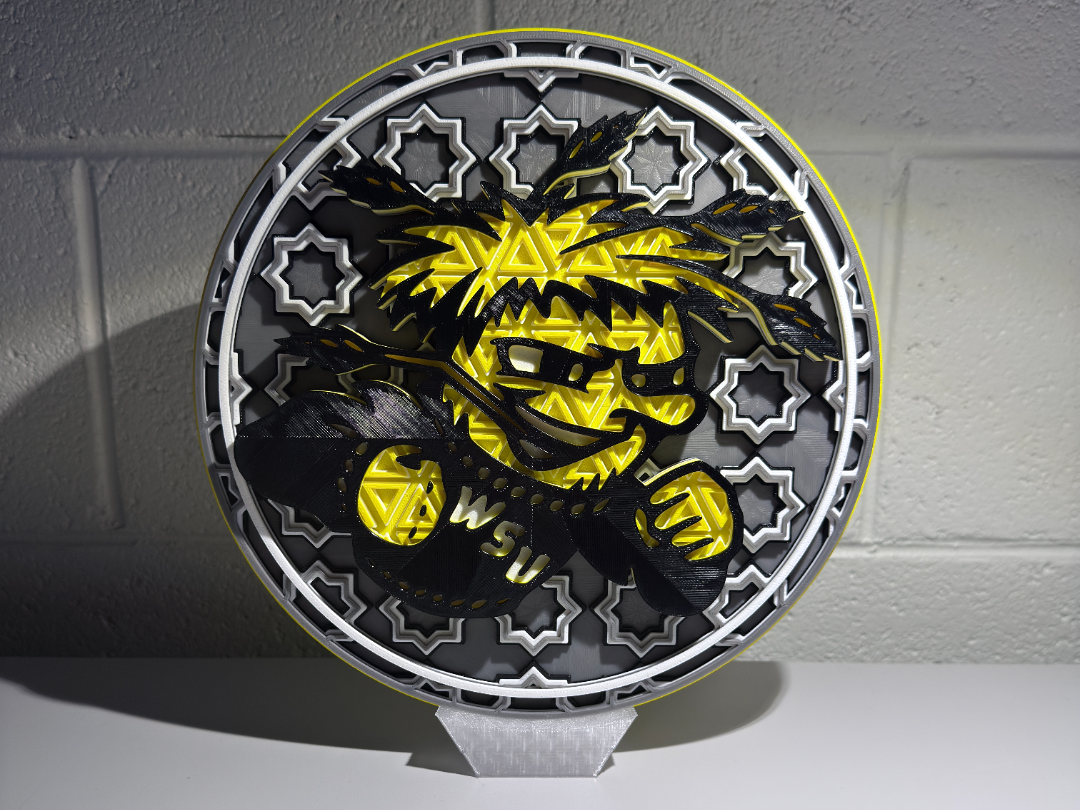Wichita State WuShock Dimensional Mosaic