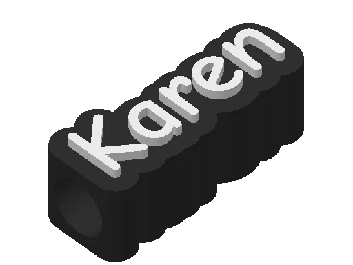 Nombre para lapicera Bic "Karen"