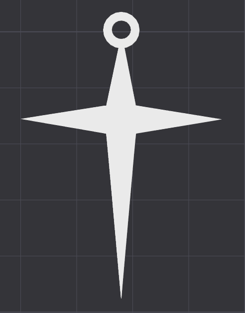 Jesuit Cross Keychain Option 2
