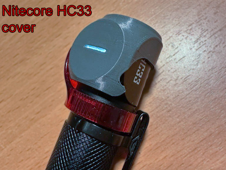 Nitecore HC33 flashlight cover