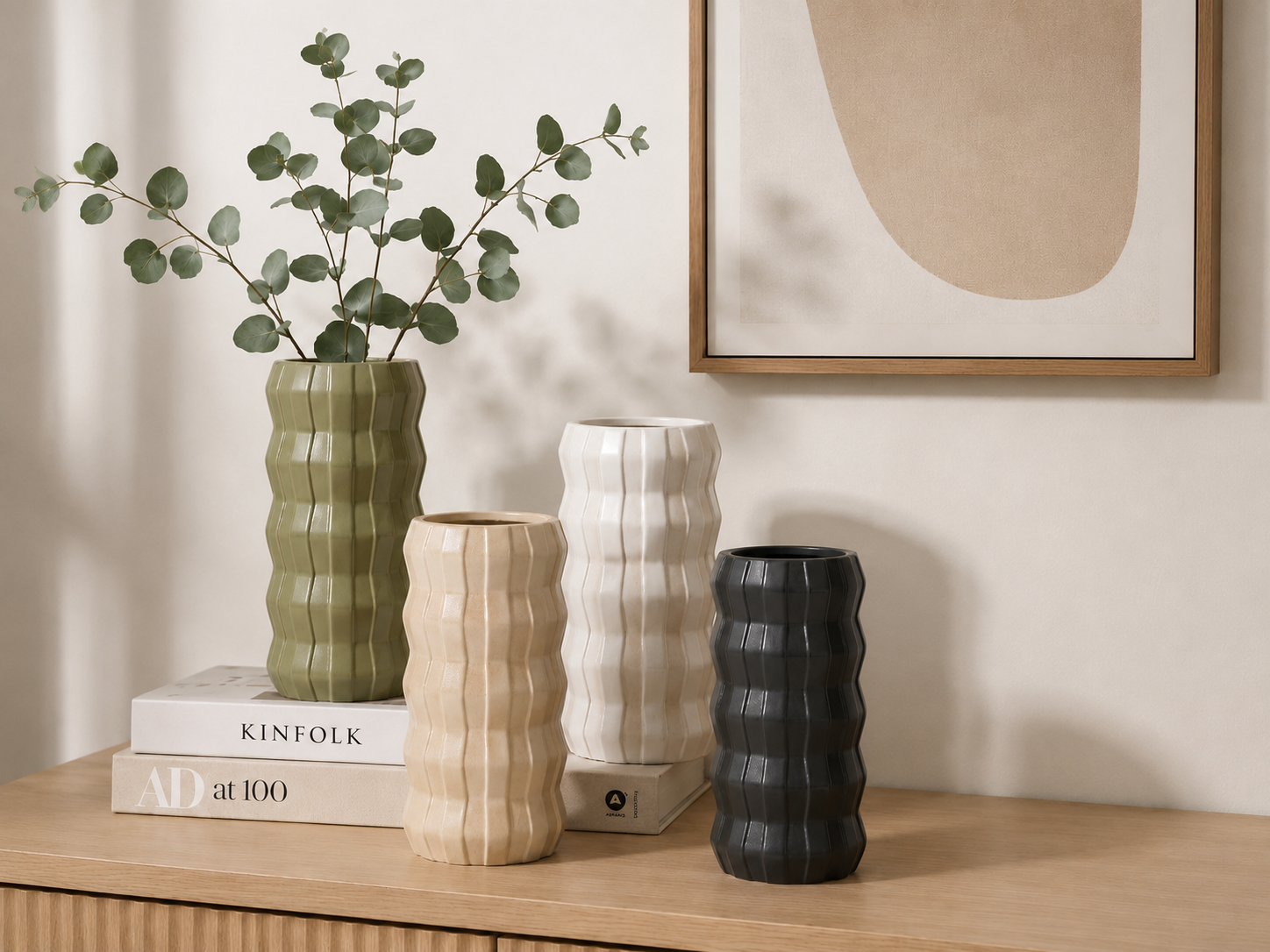 Irregular Stripe Vase