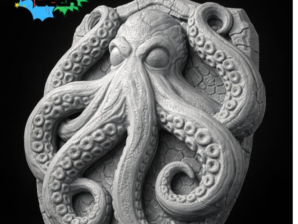 Kraken Wall Plaque