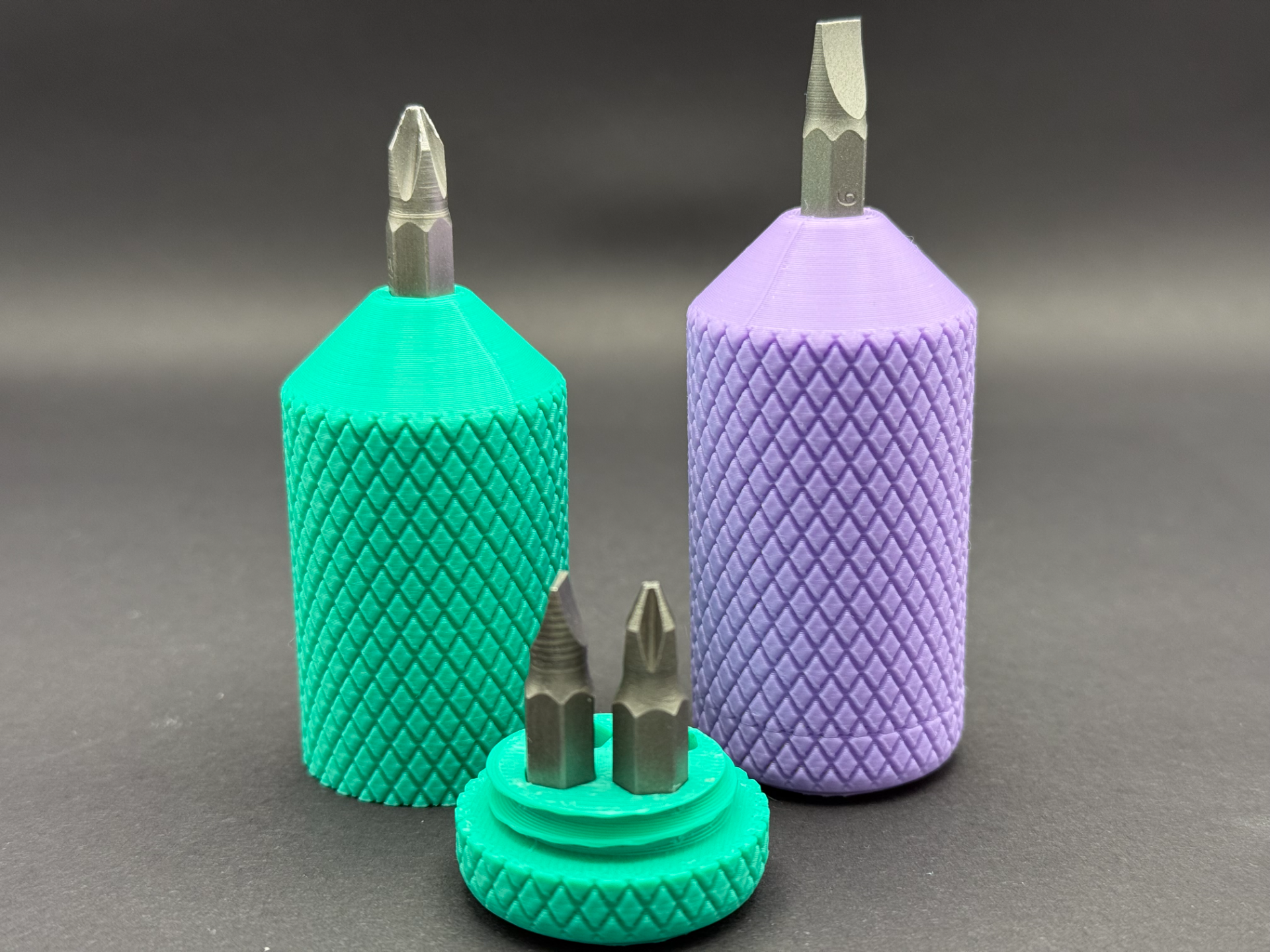 Knurled Screw Driver Handle