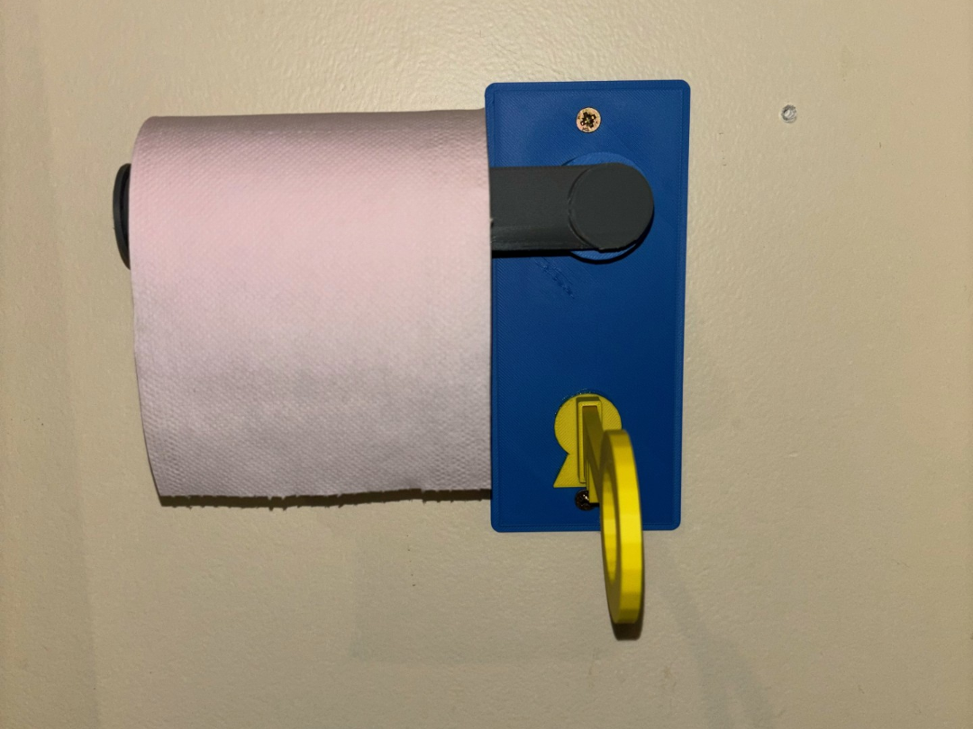 Poignée de porte - dévidoir à PQ