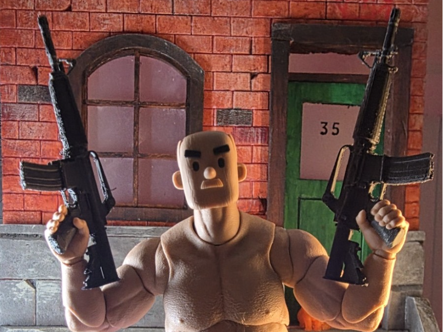 1/12 Scale M16 Assault Rifle