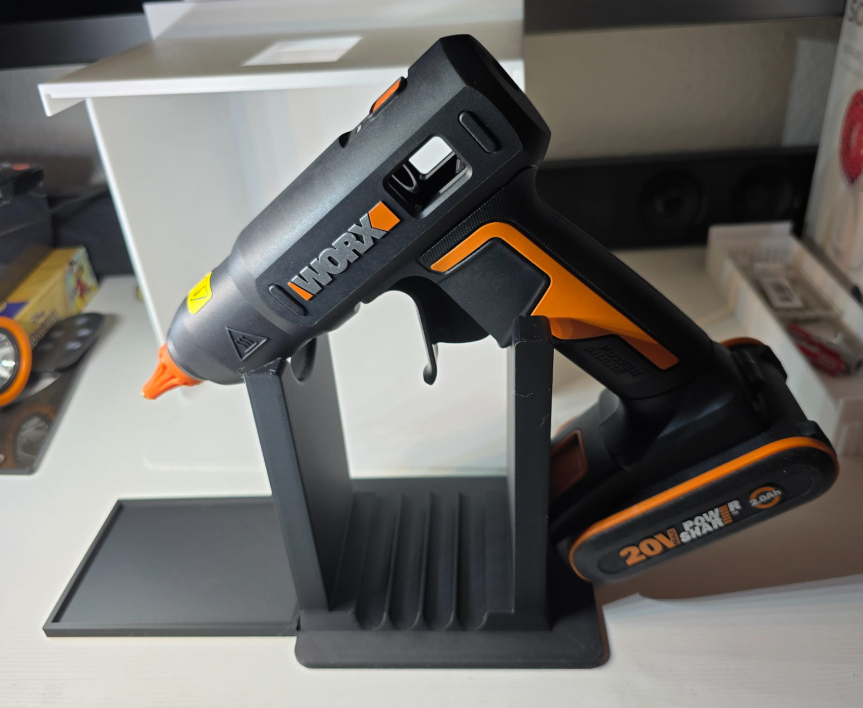 Hot glue gun holder