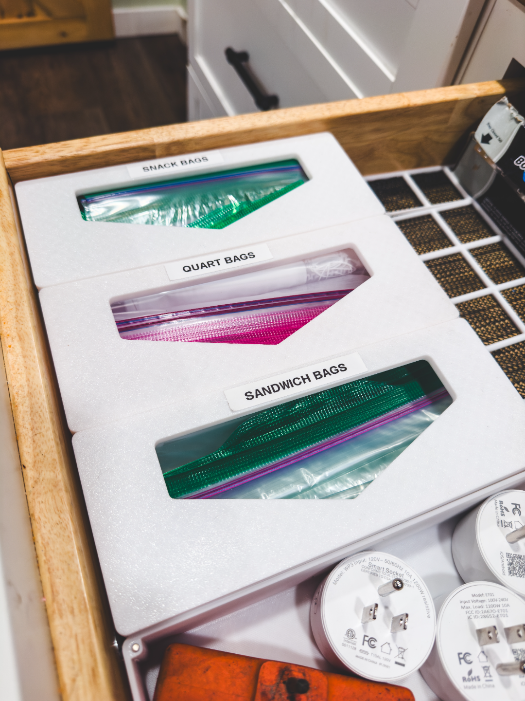 Gridfinity Ziplock Bag Holder