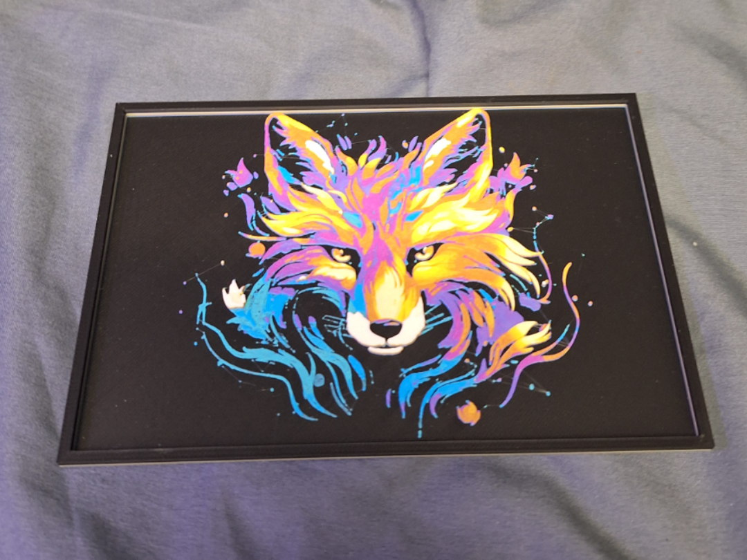 Colorful fox