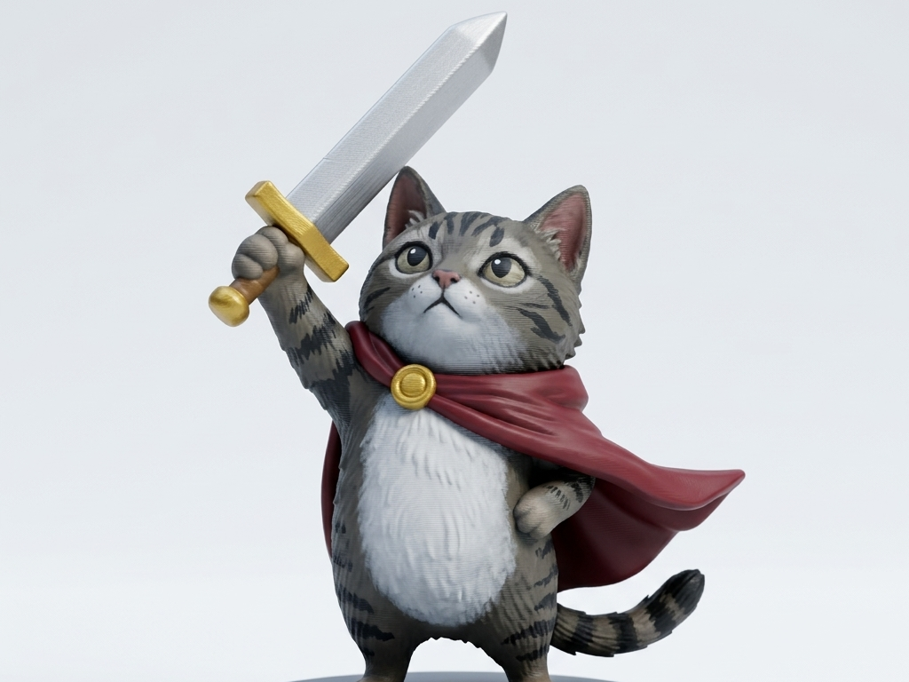 Sir Whiskers the Brave – Adventurer Cat