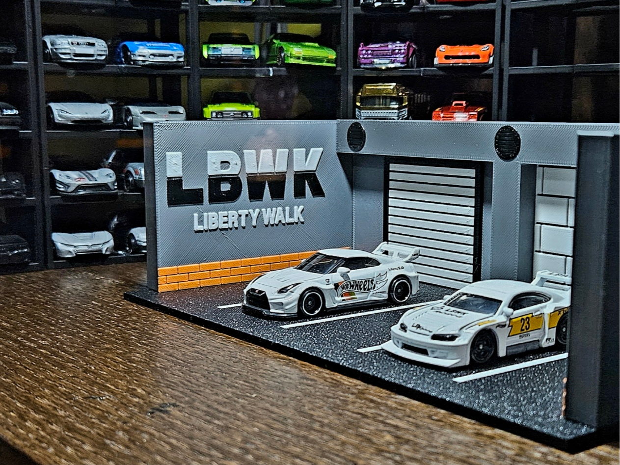 Garage diorama
