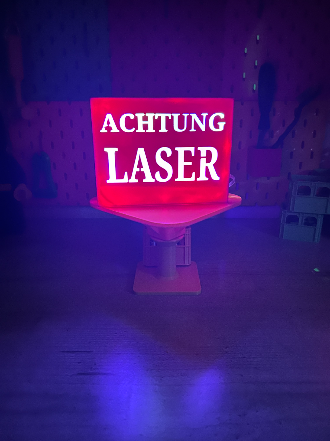 Warning sign Laser - Warnsignal