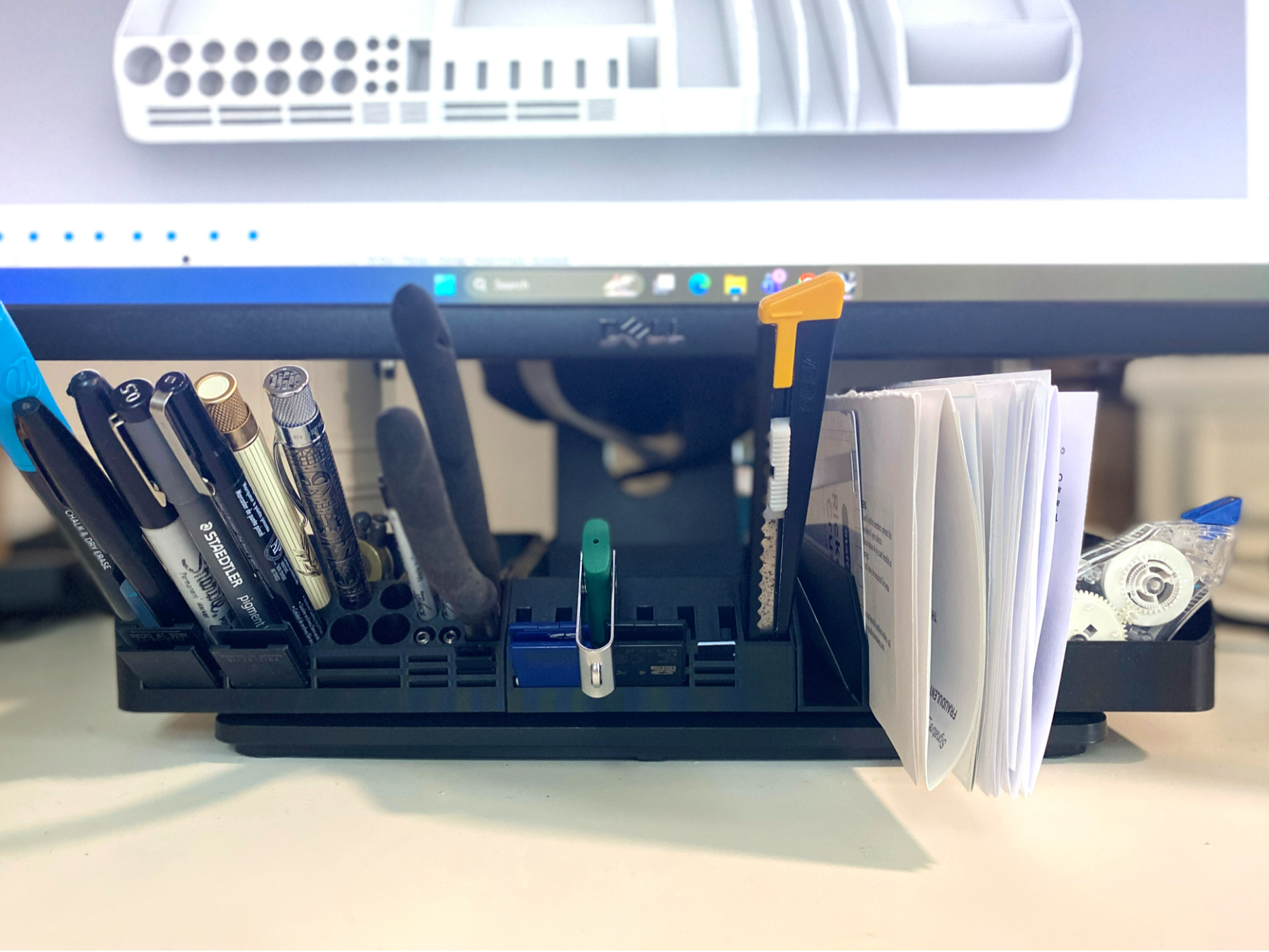 HapticWorkshop - Modular Under-monitor Organizer