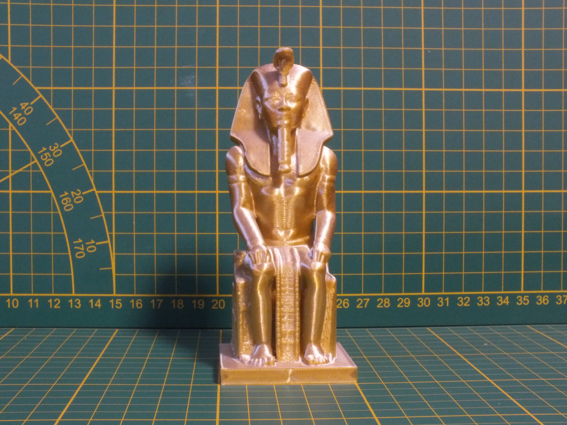 Egyptian Pharaoh Sitting On Throne 125mm