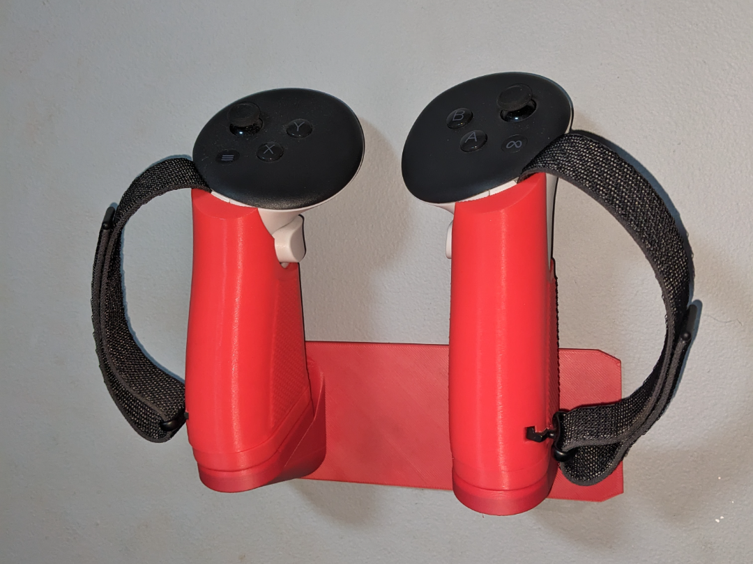 Meta Quest 3 Pistol / Gun Grips Magnetic Wall Dock