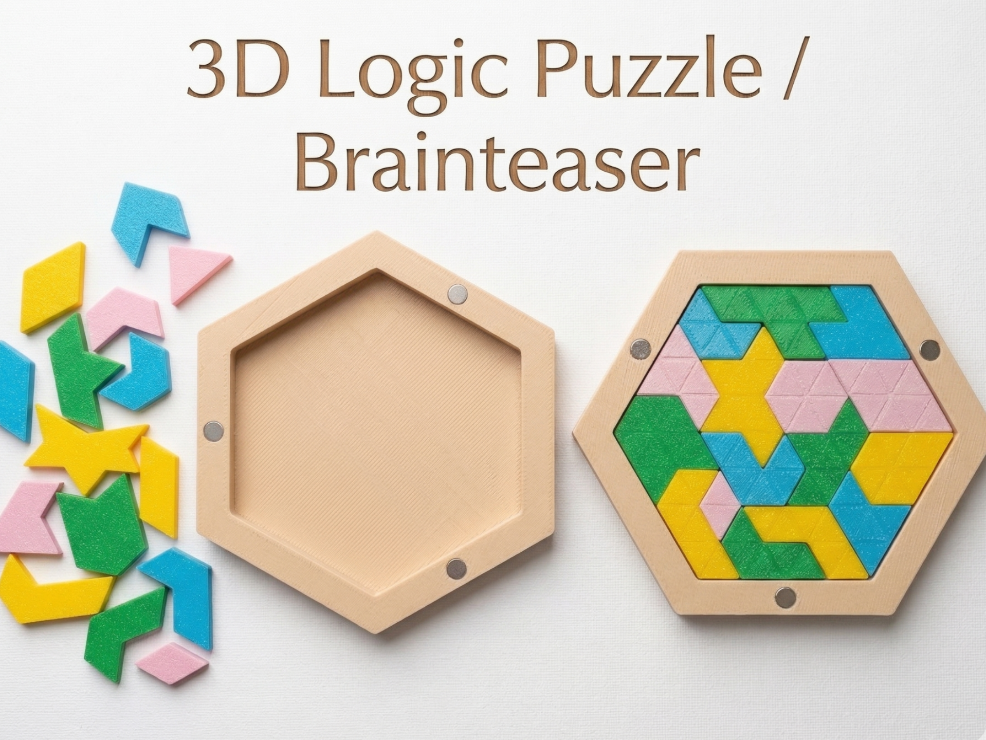 3D Logic Puzzle / Brainteaser (Kids & Adults)