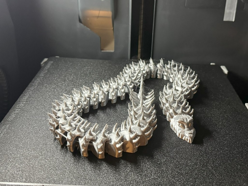 54cm Articulated Quills Dragon - No supports