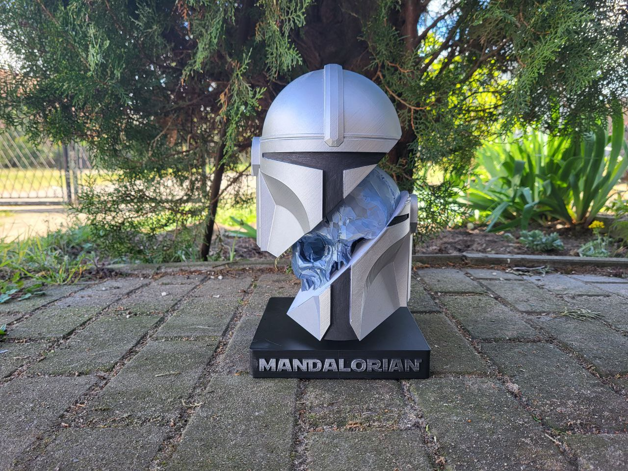 Mandalorian helmet art 3d model