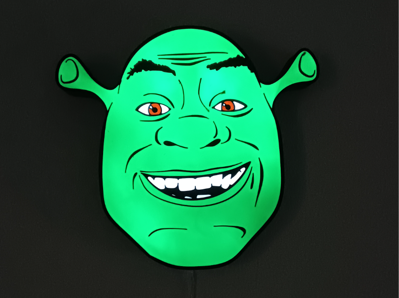Leuchtkasten Shrek