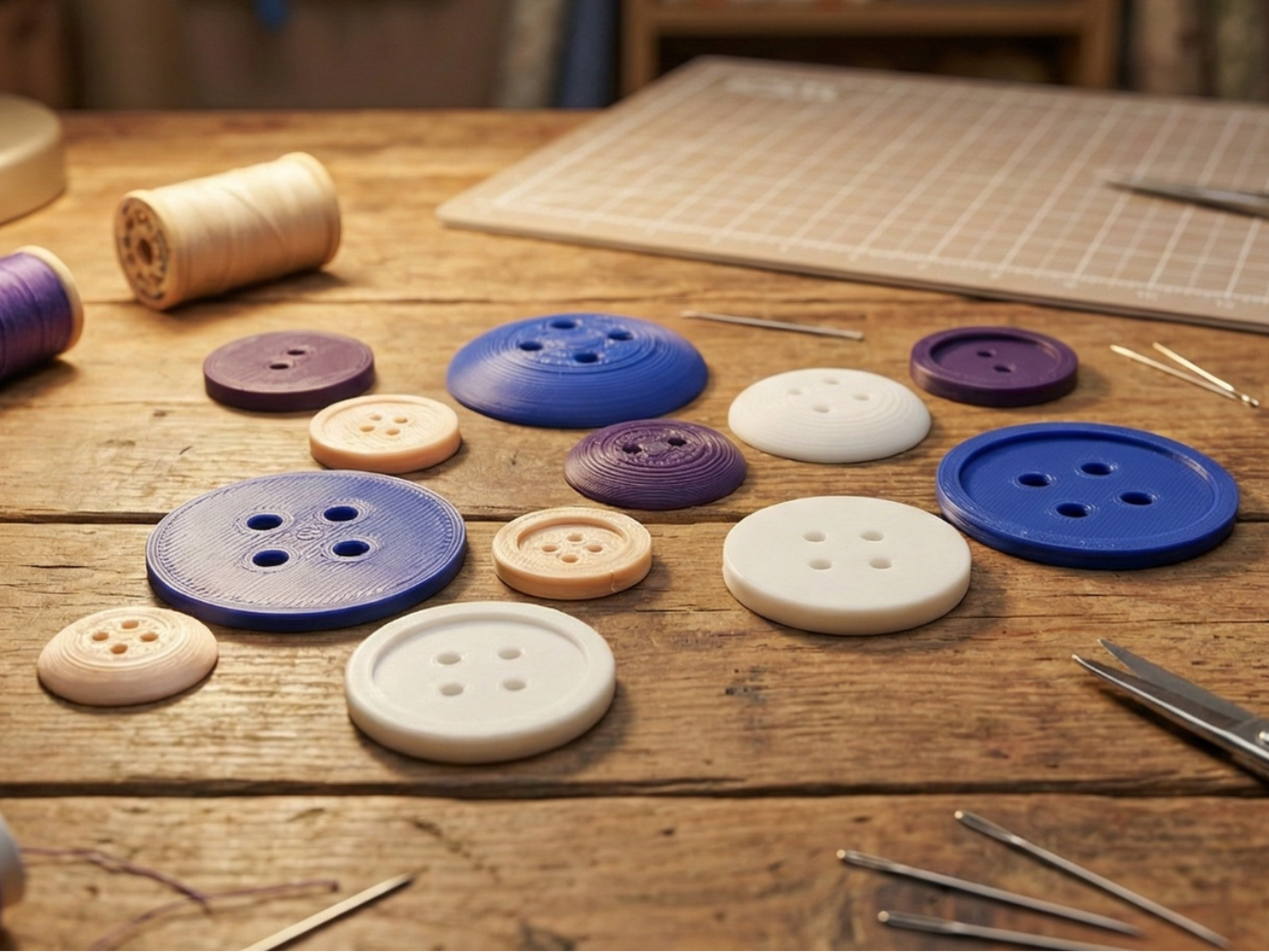 Parametric Button Maker – multiple types, any size