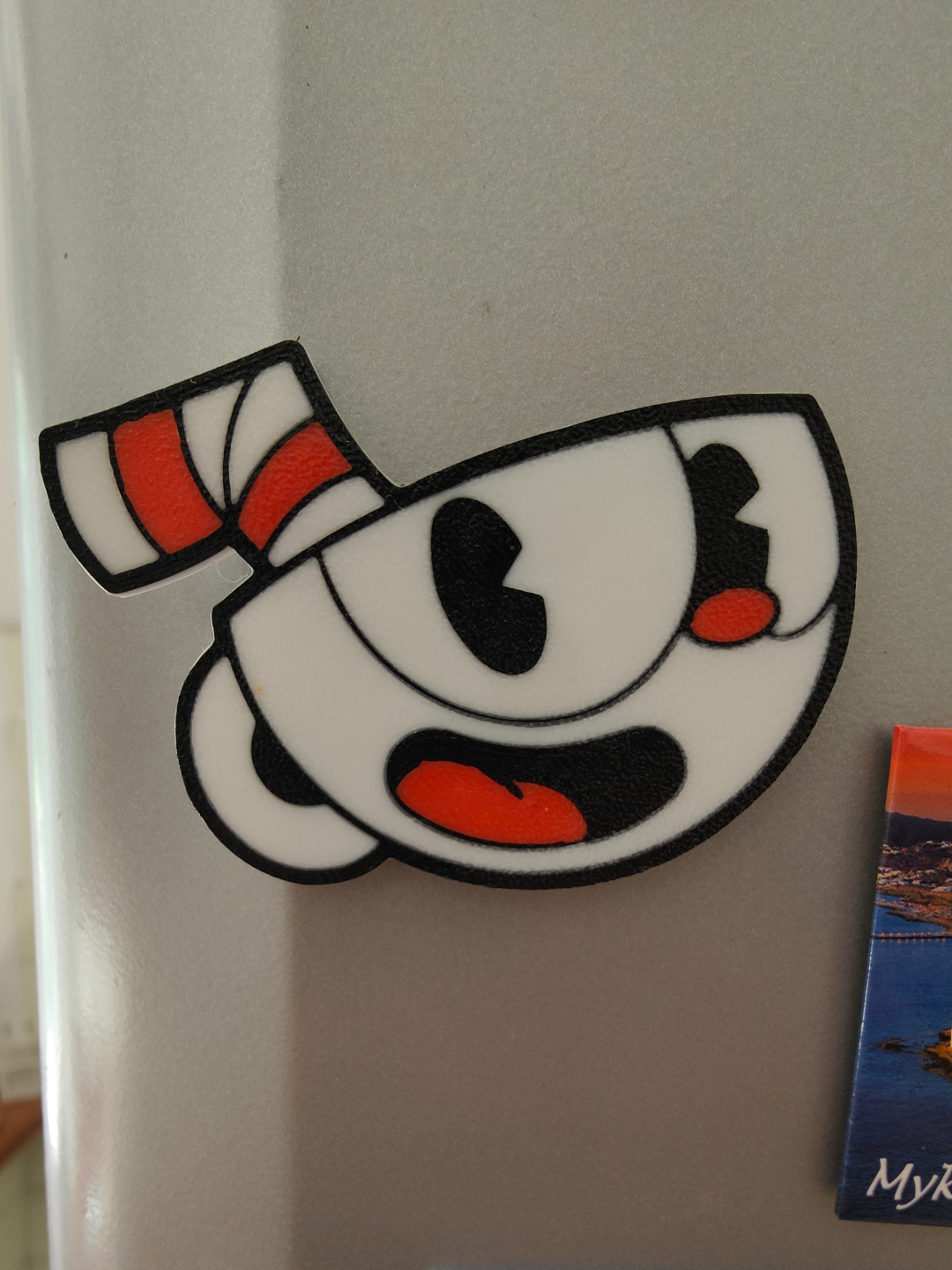 Cuphead fridge magnet