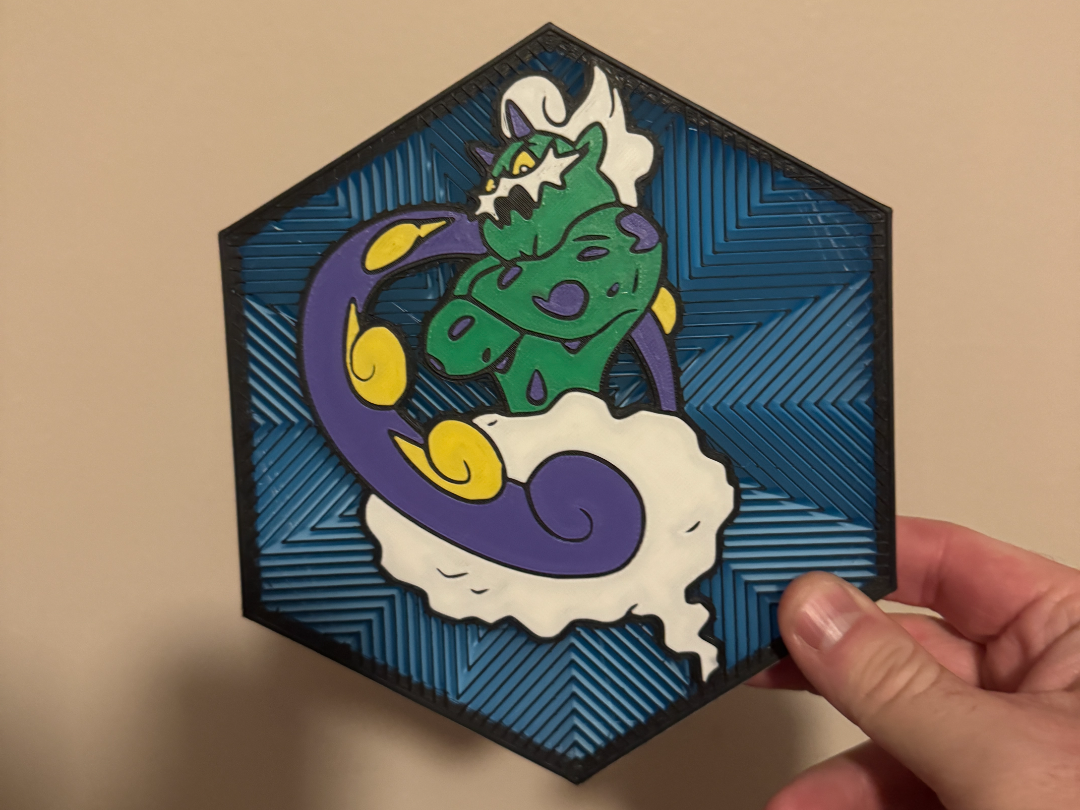 #641 Tornadus Hex Wall Art