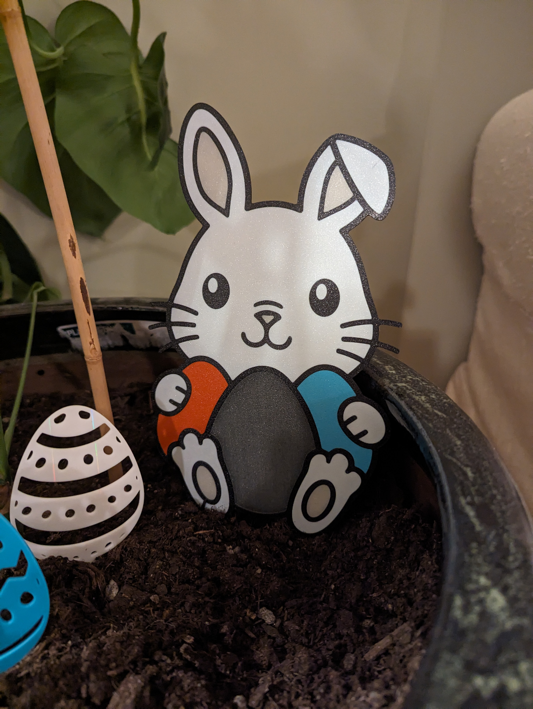 EasterDecoration - Bunny with eggs