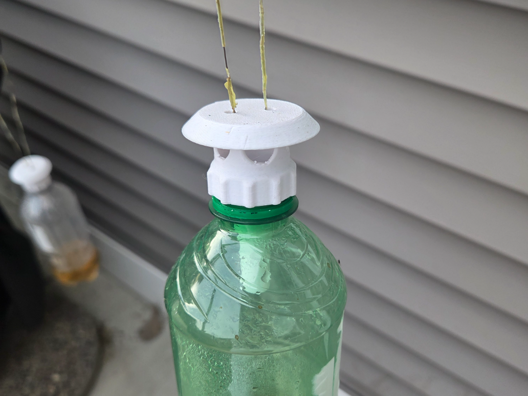 Hanging Wasp Trap - 12 oz - 2 Liter Soda Bottles