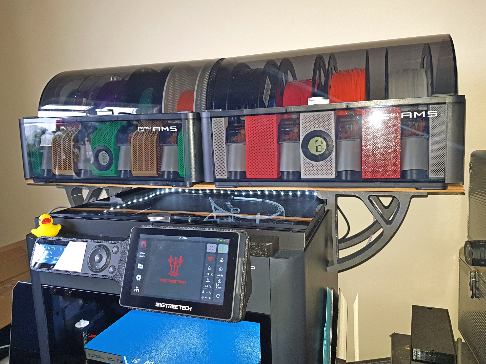 Dual AMS Shelf and Brackets