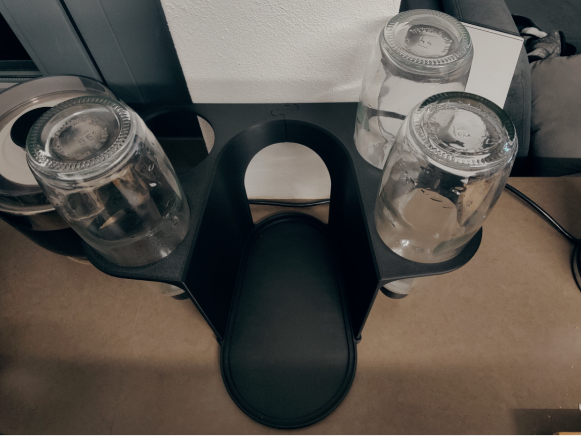 Sodastream DUO Flaschenhalter inkl. Tropfschale