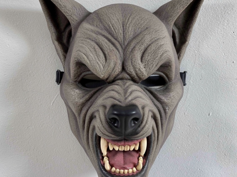 Werewolf Mask "NO HAIR"