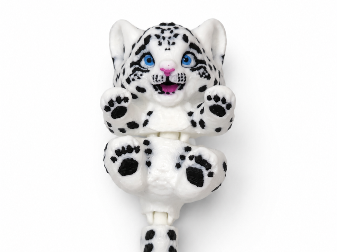 Baby snow leopard flexi