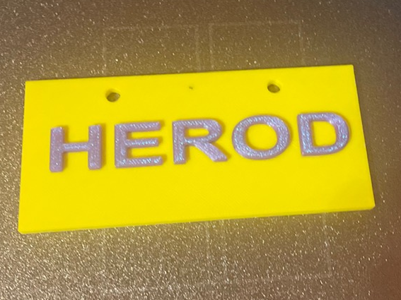 Quick Wagon Name Plate