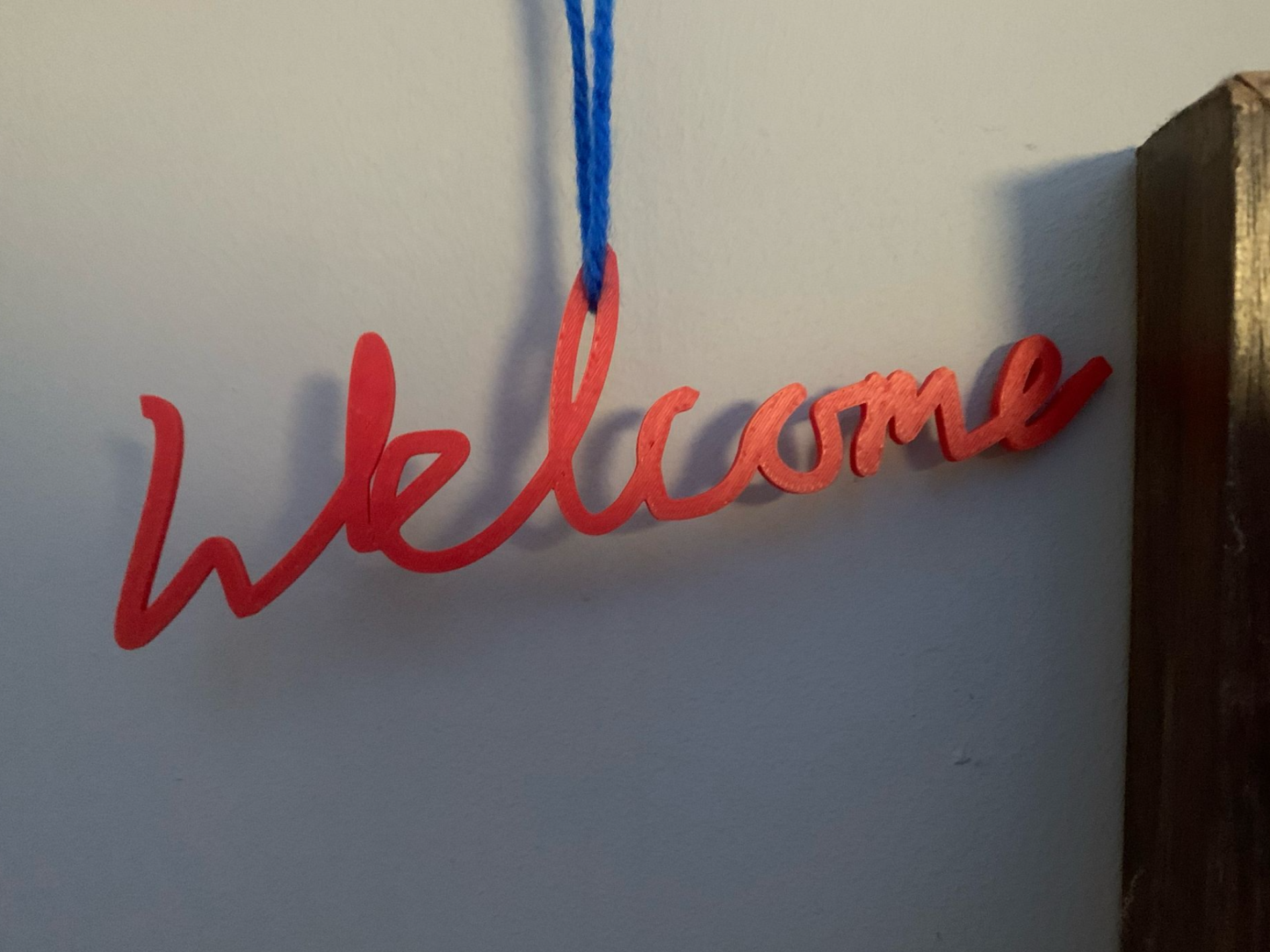 welcome sign