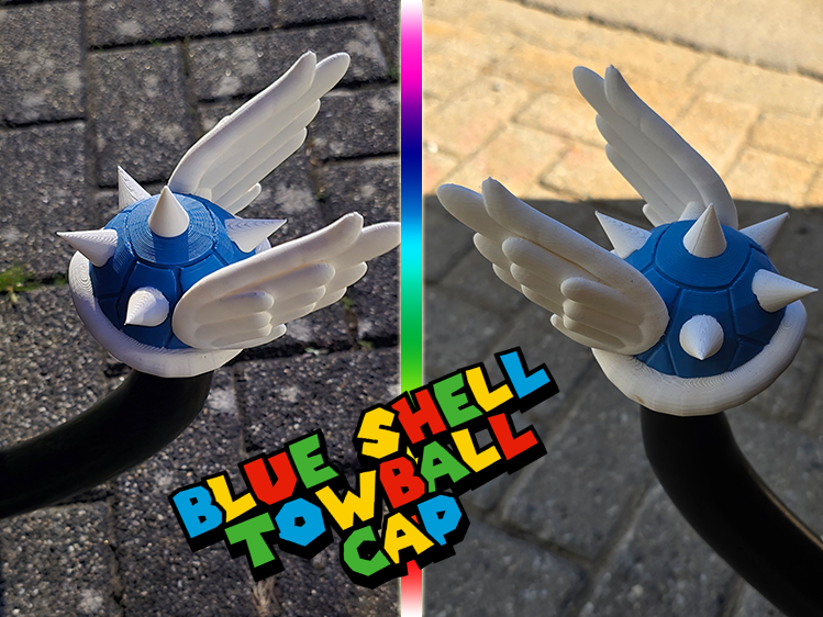 Mario Kart Blue Shell Towball Cap