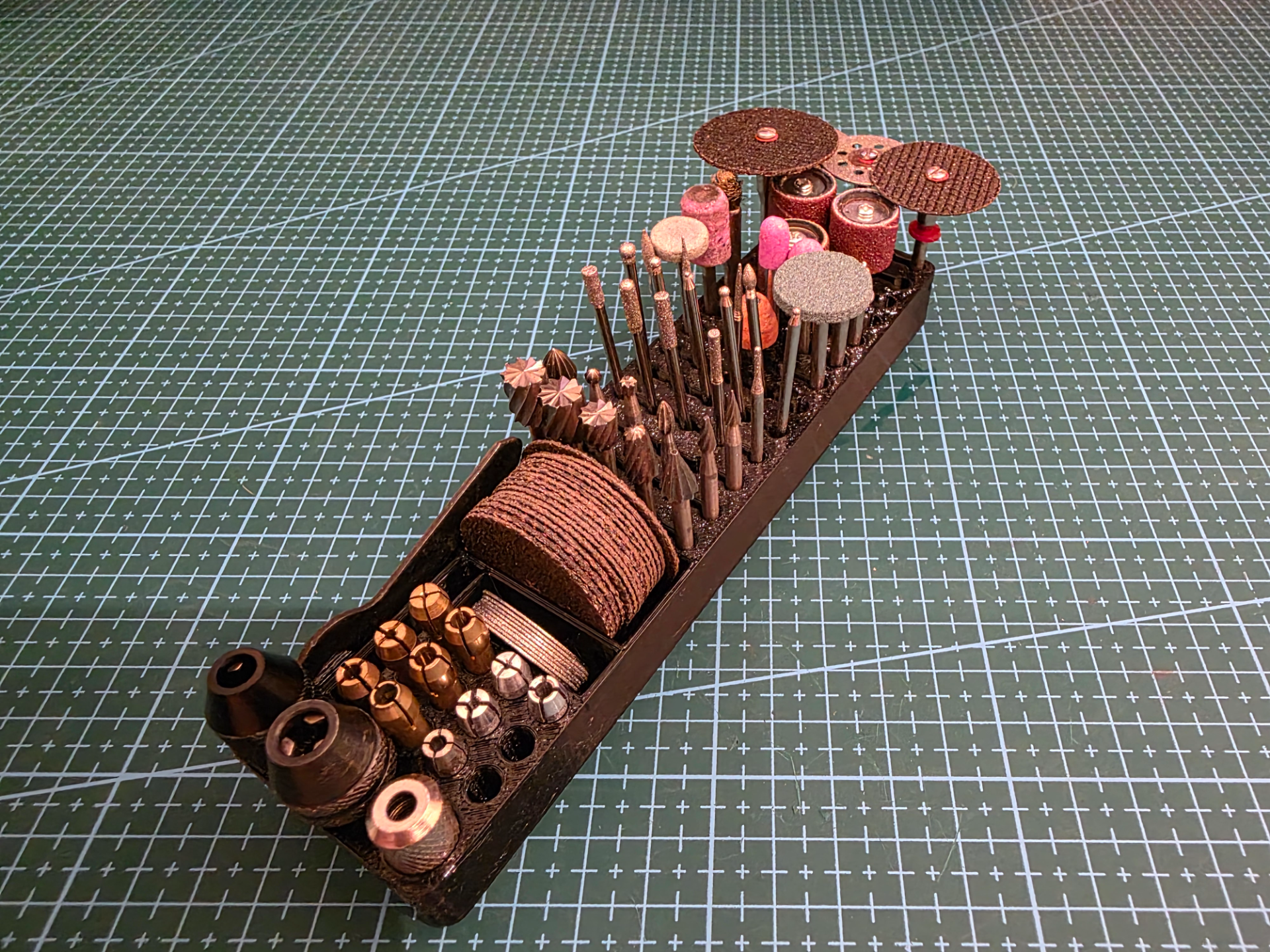 Gridfinity Rotary / Dremel Accessories Holder