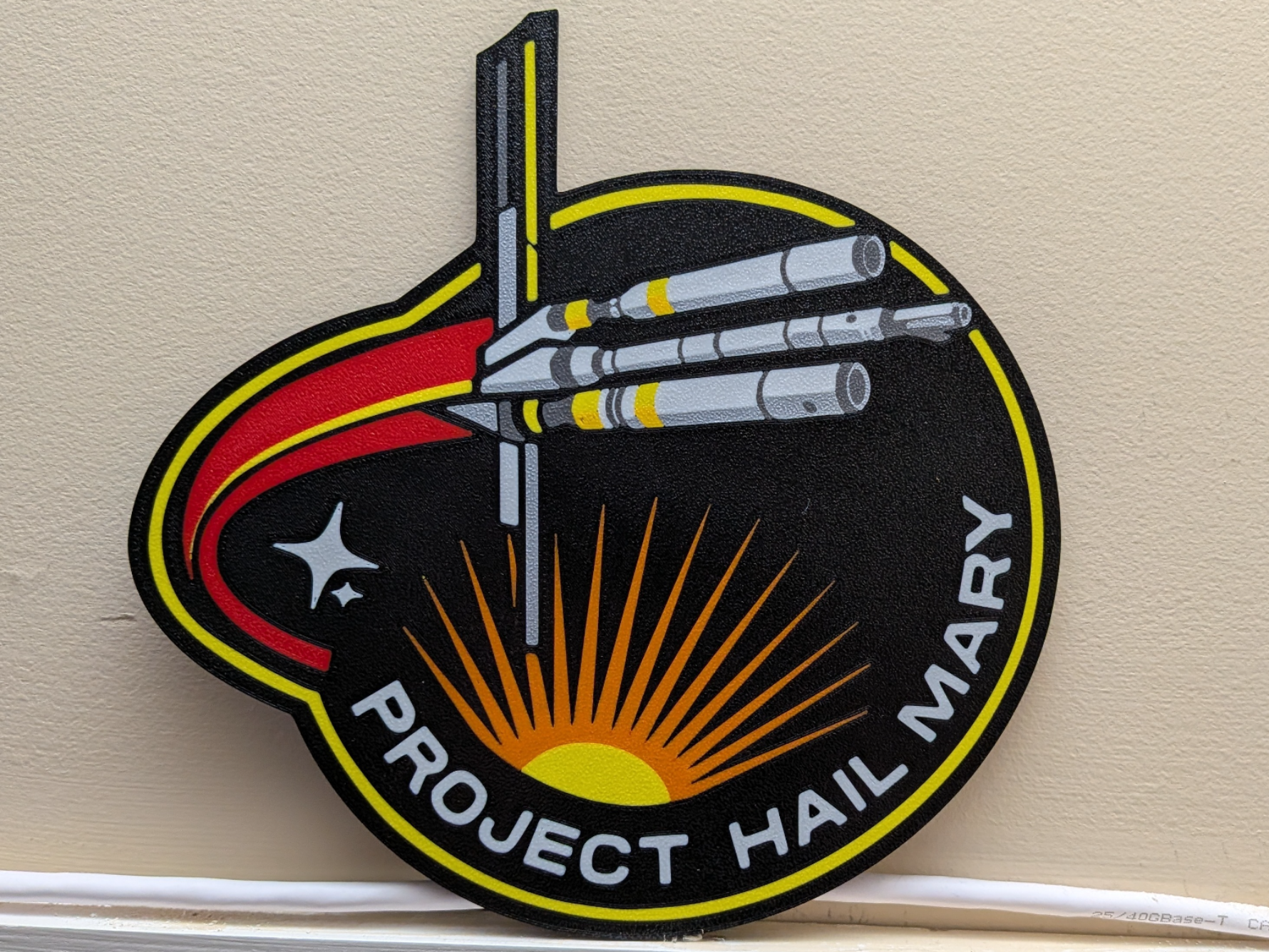 Project Hail Mary Logo Wall Art and Keychain