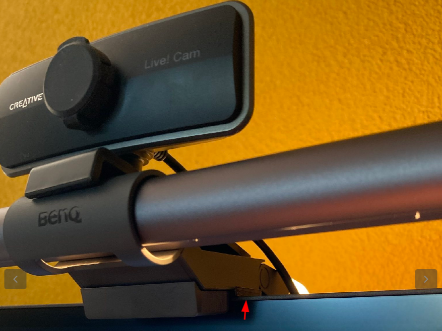 BENQ Screenbar Halo lifter