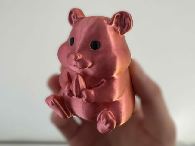 Hamster with a nut